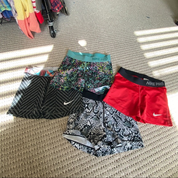 nike pro cheer shorts